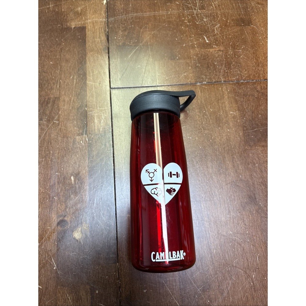 Camelbak Eddy 25oz‎ Tritan Water Bottle Red Flip Spout